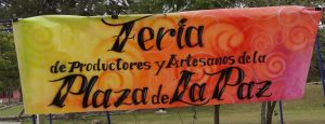 Feria de productores y artesanos de la plaza de La Paz